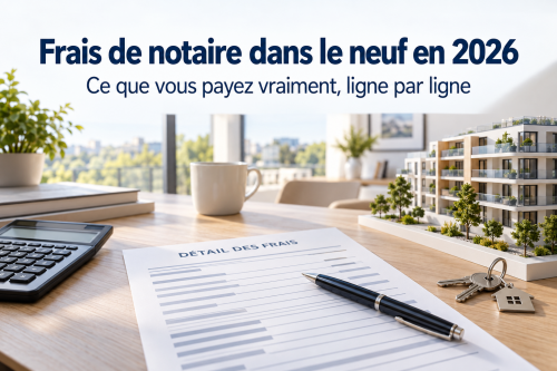 Frais de notaire dans le neuf en 2026 : ce que vous payez vraiment, ligne par ligne Frais de notaire dans le neuf en 2026 : ce que vous payez vraiment, ligne par ligne